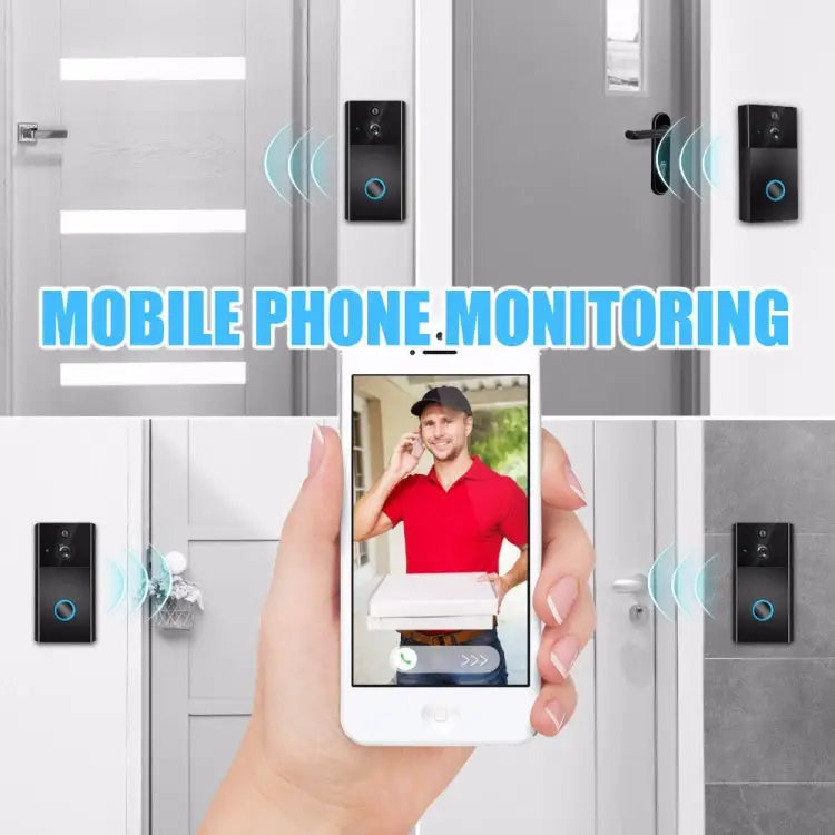 VESAFE HD 720P Security Camera Smart WiFi Video Doorbell Intercom Support TF Card & Infrared Night Vision & Motion