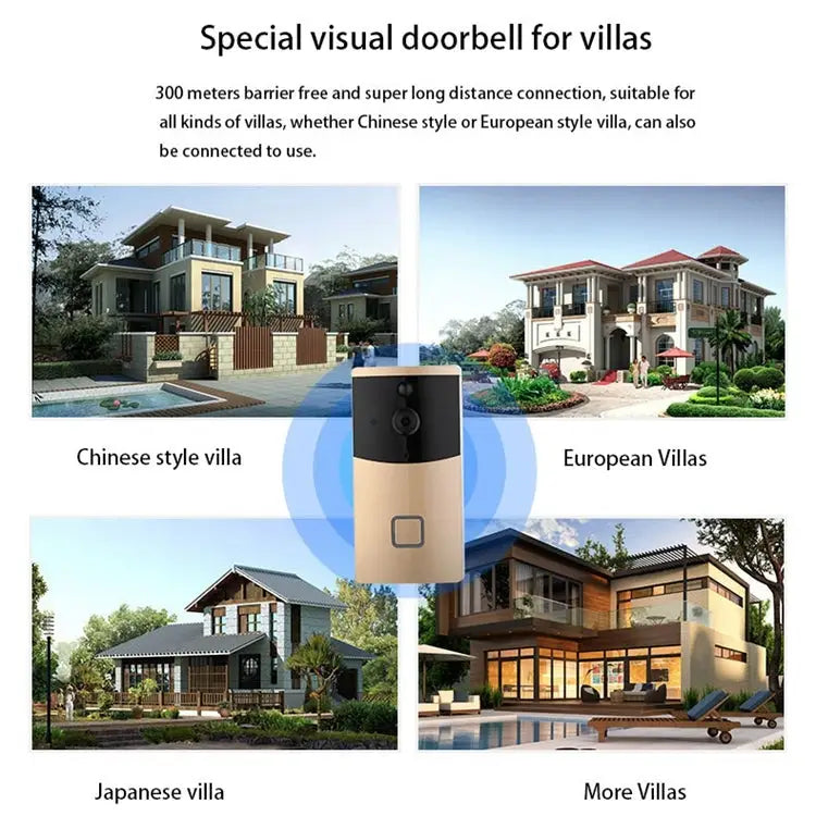 VESAFE Home VS-M2 HD 720P Security Camera Smart WiFi Video Doorbell Intercom Support TF Card & Night Vision & PIR