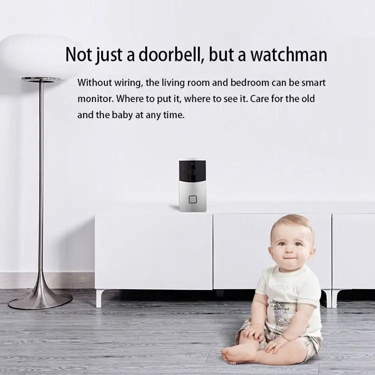 VESAFE Home VS-M2 HD 720P Security Camera Smart WiFi Video Doorbell Intercom Support TF Card & Night Vision & PIR