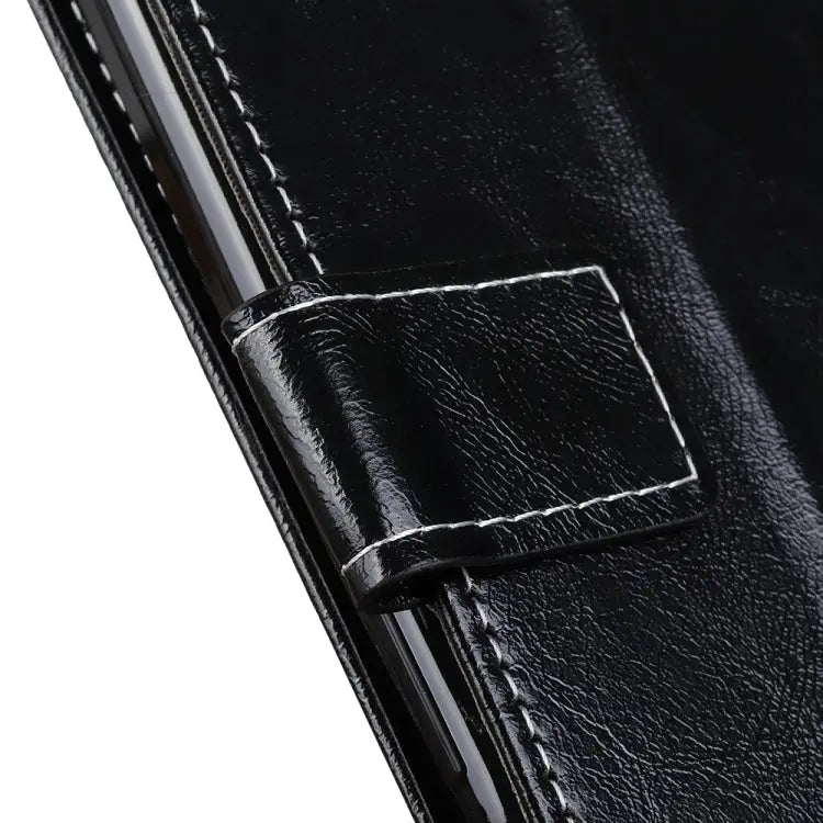 Vintage Crazy Horse PU + Left and Right Leather Case with Photo Frame & Bracket & Front and Back Buckle For iPhone SE
