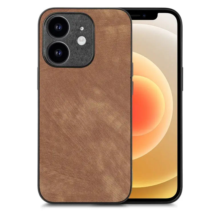 Vintage Leather PC Back Cover Phone Case For iPhone 12 mini For iPhone 11 Pro Max For iPhone 11 For iPhone 11 Pro