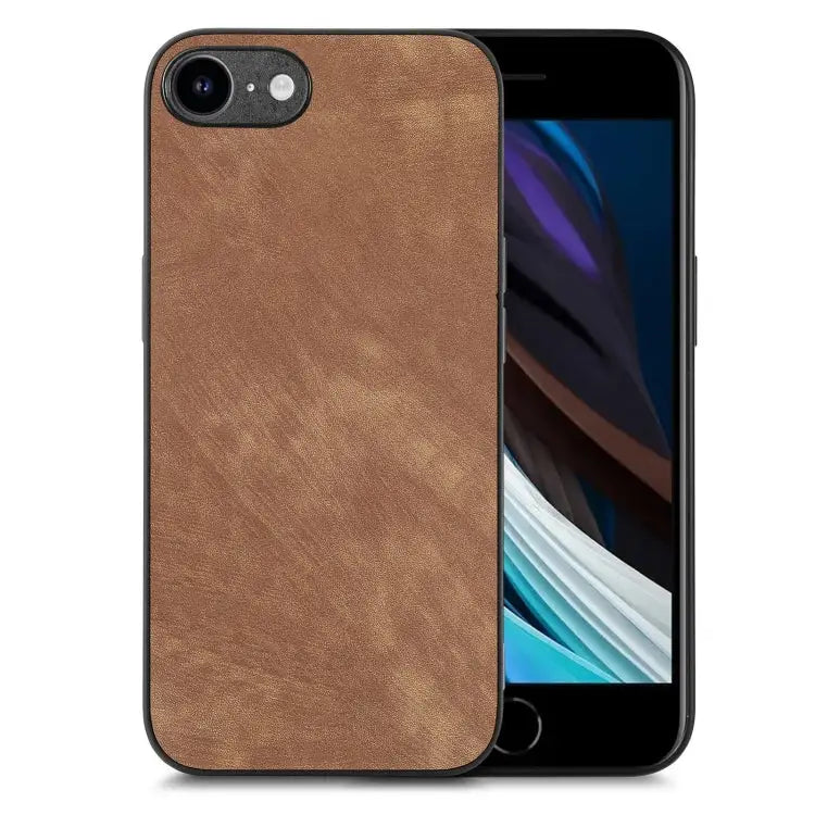 Vintage Leather PC Back Cover Phone Case For iPhone 13 mini For iPhone 12 For iPhone 12 Pro Max For iPhone 12 Pro
