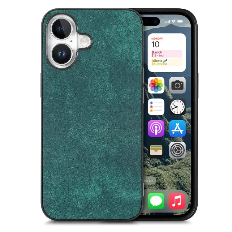 Vintage Leather PC Back Cover Phone Case For iPhone 15 For iPhone 14 Plus For iPhone 14 For iPhone 14 Pro - For iPhone