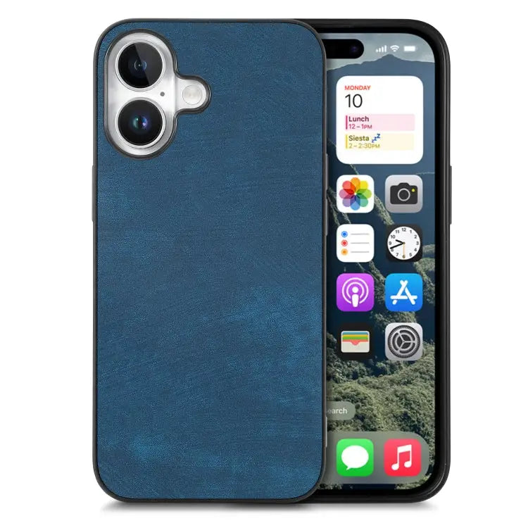 Vintage Leather PC Back Cover Phone Case For iPhone 15 For iPhone 14 Plus For iPhone 14 For iPhone 14 Pro - For iPhone