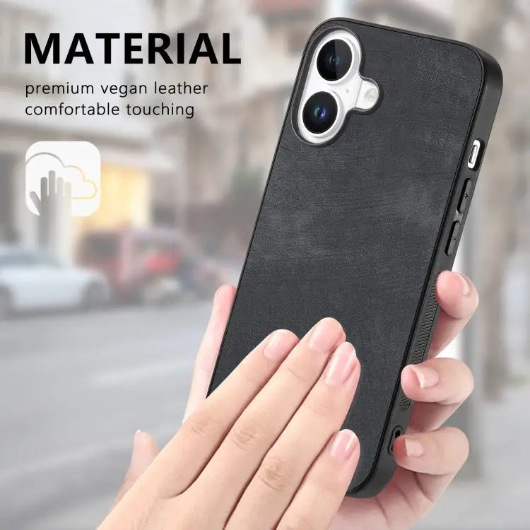 Vintage Leather PC Back Cover Phone Case For iPhone 15 For iPhone 14 Plus For iPhone 14 For iPhone 14 Pro - Apple