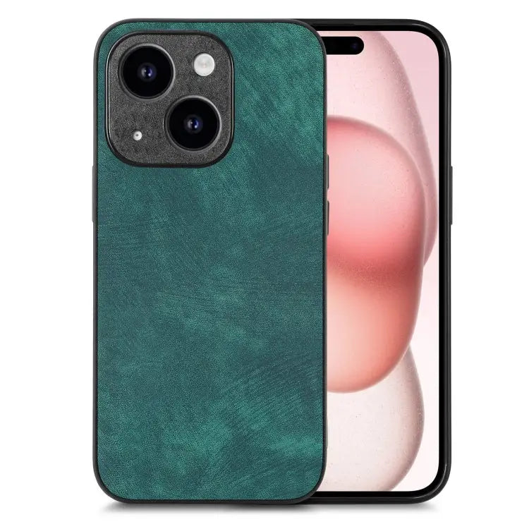 Vintage Leather PC Back Cover Phone Case For iPhone 15 For iPhone 14 Plus For iPhone 14 For iPhone 14 Pro - For iPhone