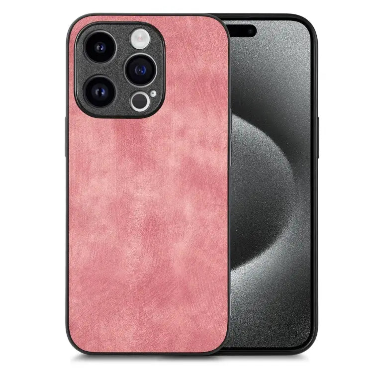 Vintage Leather PC Back Cover Phone Case For iPhone 15 For iPhone 14 Plus For iPhone 14 For iPhone 14 Pro - For iPhone
