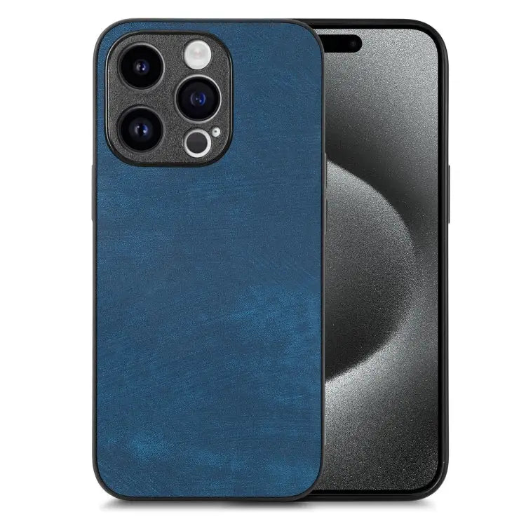 Vintage Leather PC Back Cover Phone Case For iPhone 15 For iPhone 14 Plus For iPhone 14 For iPhone 14 Pro - For iPhone