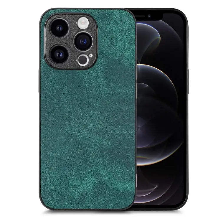 Vintage Leather PC Back Cover Phone Case For iPhone XR For iPhone XS Max For iPhone 7 / 8 / SE 2022 / SE 2020