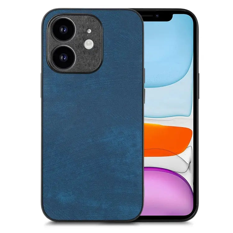 Vintage Leather PC Back Cover Phone Case For iPhone XR For iPhone XS Max For iPhone 7 / 8 / SE 2022 / SE 2020
