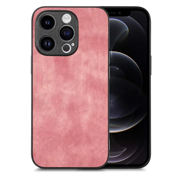 Vintage Leather PC Back Cover Phone Case For iPhone XR For iPhone XS Max For iPhone 7 / 8 / SE 2022 / SE 2020