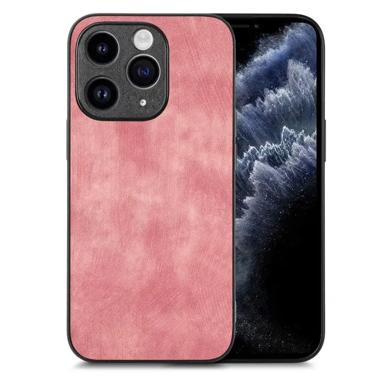 Vintage Leather PC Back Cover Phone Case For iPhone XR For iPhone XS Max For iPhone 7 / 8 / SE 2022 / SE 2020