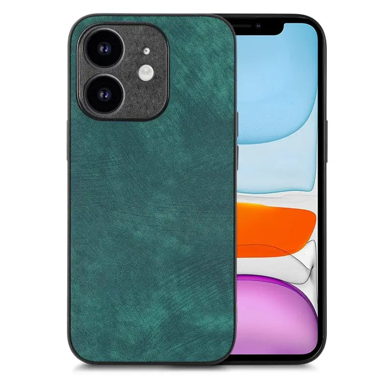 Vintage Leather PC Back Cover Phone Case For iPhone XR For iPhone XS Max For iPhone 7 / 8 / SE 2022 / SE 2020