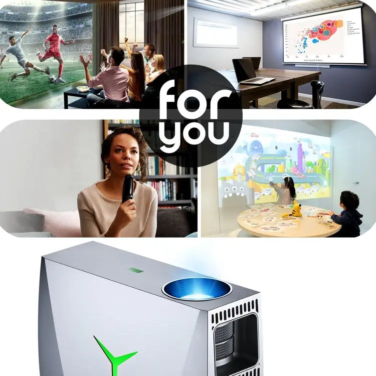 VIVIBRIGHT F40 1920x1080 4200 Lumens Portable Home Theater Wireless Smart Projector with Remote Control Android Version