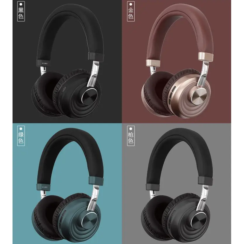 VJ083 Folding Wireless Headset Bluetooth Competitive Game Music Sports Plug Cartoon Wireless Headset - Apple Accessories