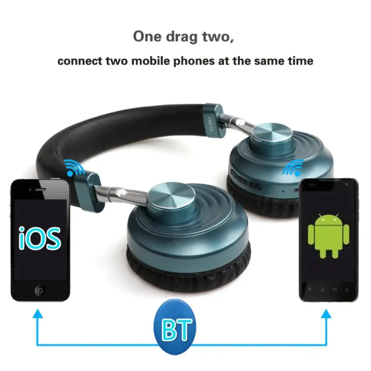 VJ083 Folding Wireless Headset Bluetooth Competitive Game Music Sports Plug Cartoon Wireless Headset - Apple Accessories
