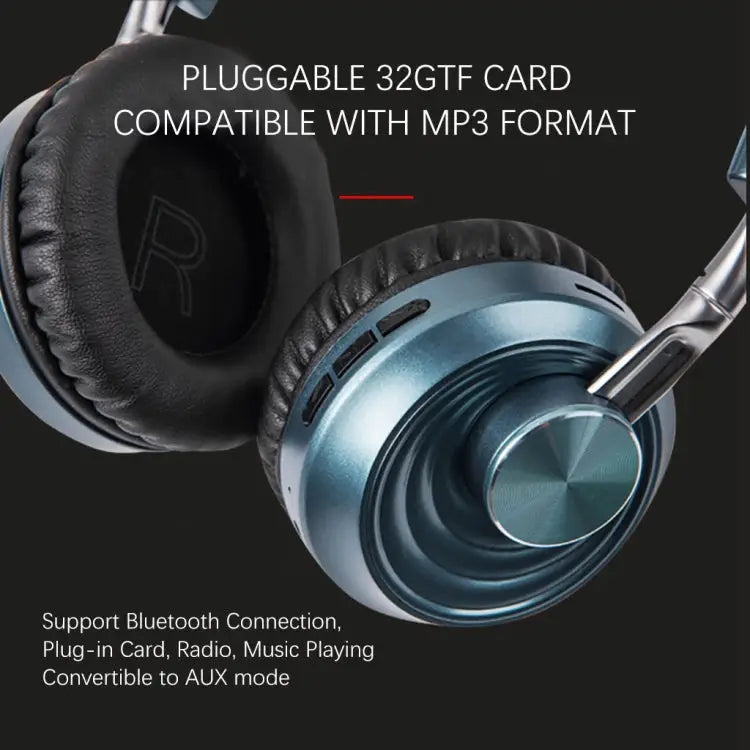 VJ083 Folding Wireless Headset Bluetooth Competitive Game Music Sports Plug Cartoon Wireless Headset - Apple Accessories