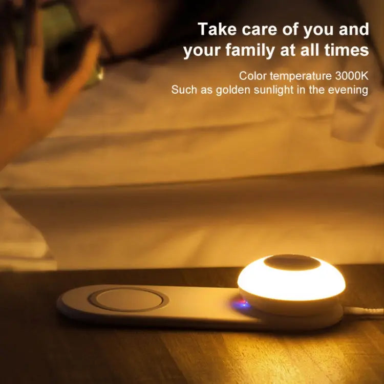 VN003 Multifunctional Wireless Charging LED Desk Lamp Separate Magnetic Touch Dimming Night Light - VN003