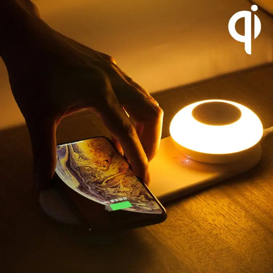 VN003 Multifunctional Wireless Charging LED Desk Lamp Separate Magnetic Touch Dimming Night Light - VN003