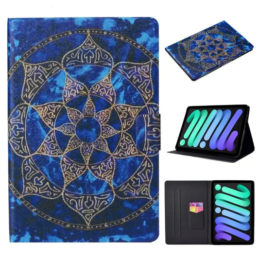 Voltage Texture Color Painting Leather Tablet Case For iPad 10th Gen 10.9 2022 - For iPad 10th Gen 10.9 2022 / Blue