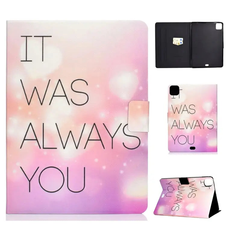 Voltage TPU Left and Right Open Flat Leather Case with Sleep Function & Card Buckle Anti-skid Strip For iPad Pro 11