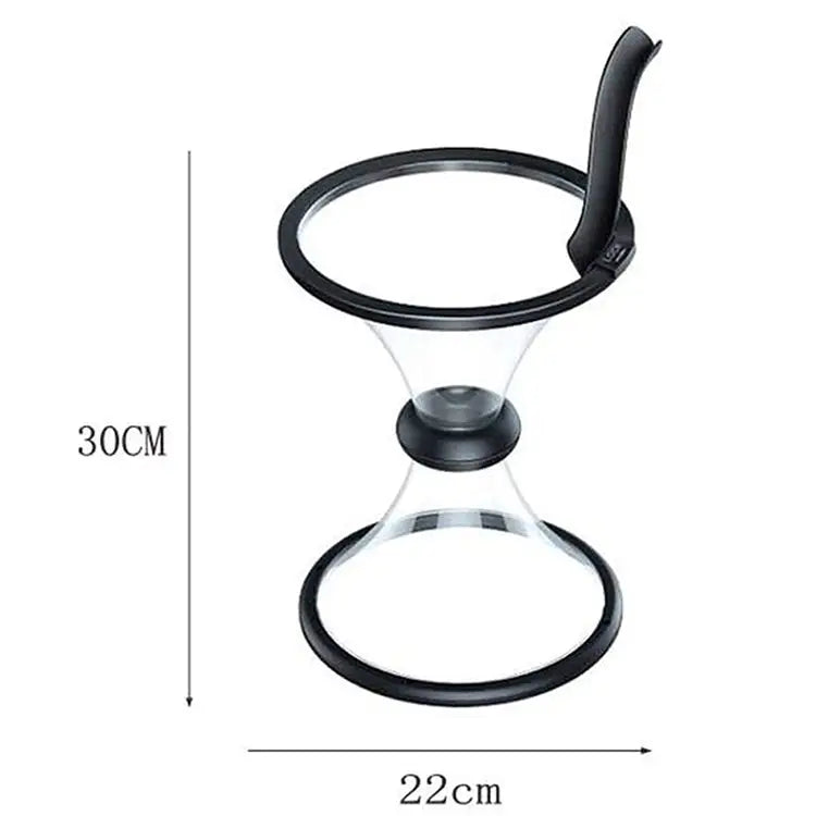 Vortex Bank Decompression Transparent Funnel Gravity Rotating Coin Storage Box Funnel - Funnel