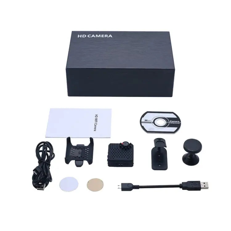 W18 1080P HD WiFi Smart Mini Security Camera Support 155 Degrees Wide Angle & Motion Detection & Infrared Night Vision