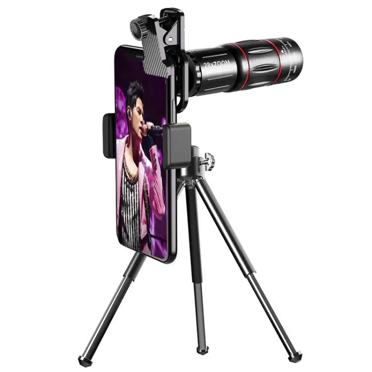 W28-QK Mobile Phone Universal Lens Telescope 28X Big Pocket Set Big Pocket - Big Pocket