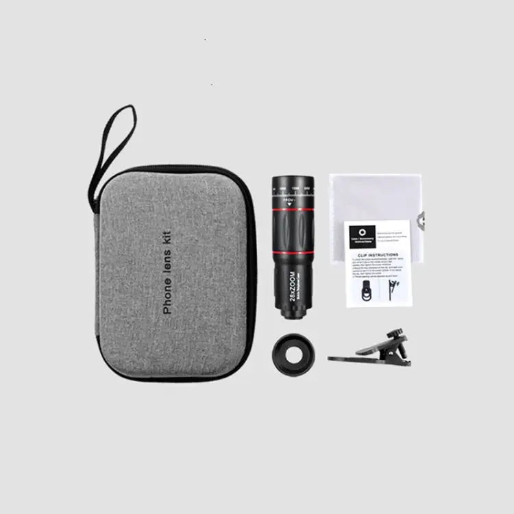 W28-QK Mobile Phone Universal Lens Telescope 28X Big Pocket Set Big Pocket - Big Pocket