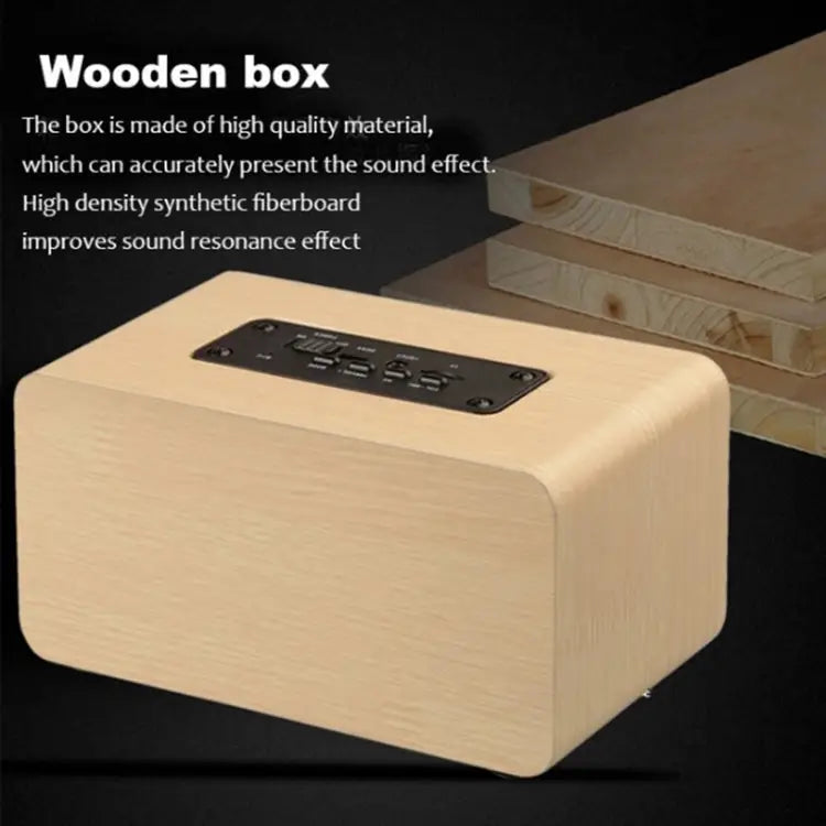 W5 High-end Wooden Wireless Bluetooth Speaker W5+ - Apple Accessories