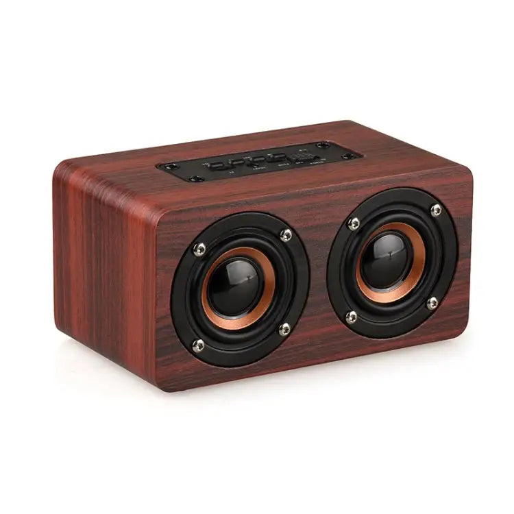 W5 High-end Wooden Wireless Bluetooth Speaker W5+ - W5+ / Mahogany - Apple Accessories