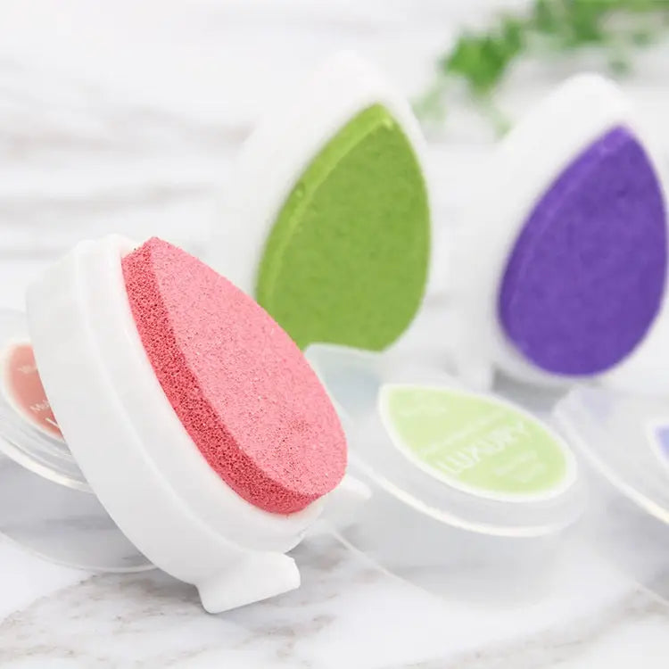 Water Droplets Inkpad Kids Favors Ink Stamp Pads Colorful Ink Pad DIY Scrapbooking Drop Shape Random Color Delivery