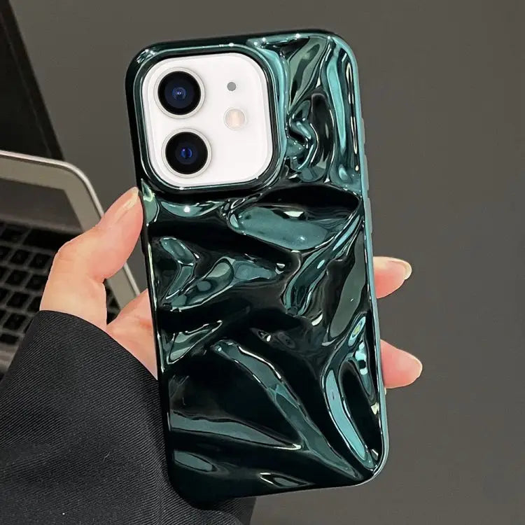 Water Ripple Electroplating Paint TPU Phone Case For iPhone 11 - For iPhone 11 / Bright Green - Apple Accessories