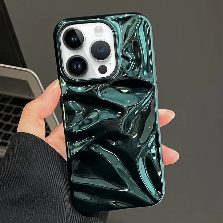 Water Ripple Electroplating Paint TPU Phone Case For iPhone 12 Pro Max For iPhone 12 Pro - For iPhone 12 Pro / Bright