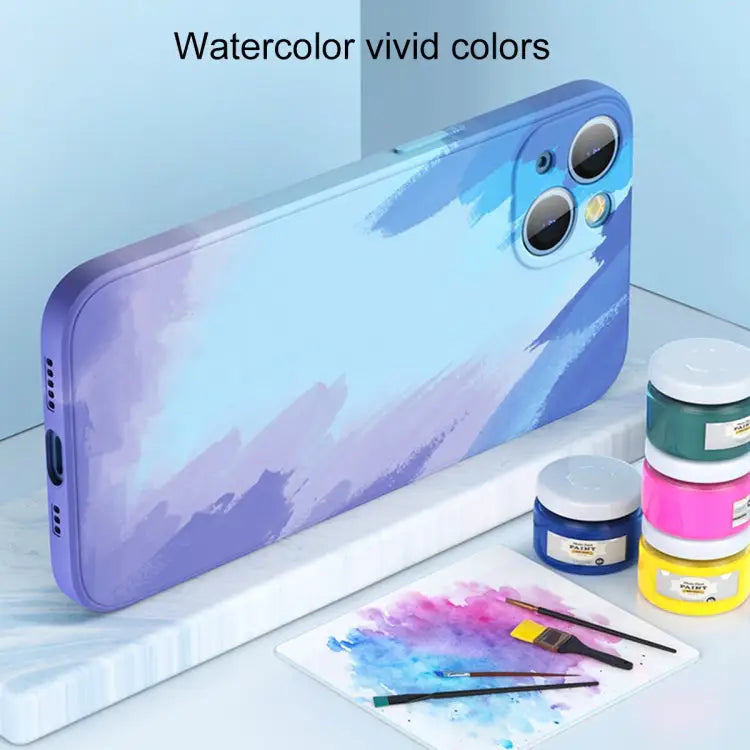 Watercolor TPU Shockproof Phone Case For iPhone 13 mini For iPhone 13 For iPhone 13 Pro For iPhone 13 Pro Max