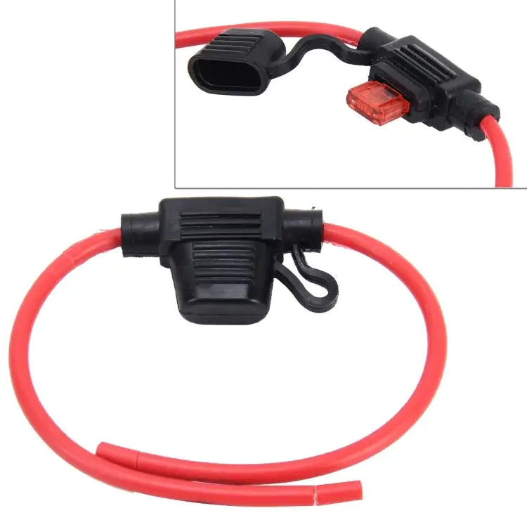 Waterproof Fuse Box Fuse Holder with Wire DC12V Small Size - Small Size
