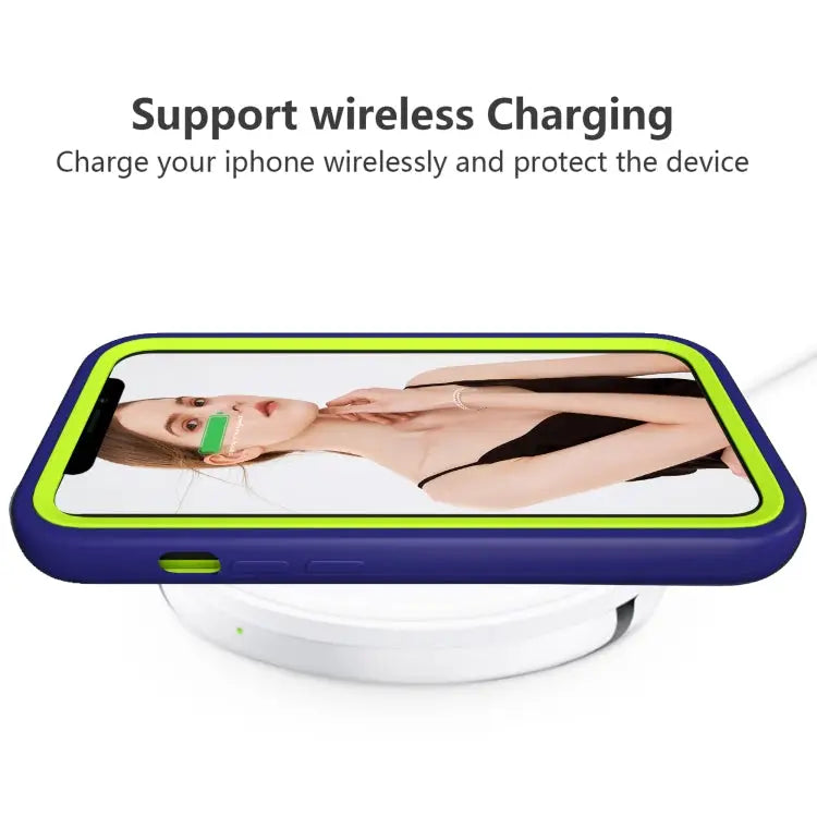 Wave Pattern 3 in 1 Silicone + PC Shockproof Protective Case For iPhone 13 mini For iPhone 13 For iPhone 13 Pro - Apple