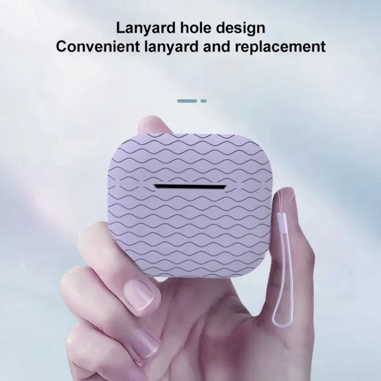 Wave Pattern Silicone Earphone Case For AirPods Pro 2 - For AirPods Pro 2 / Dark Green - Apple Accessories