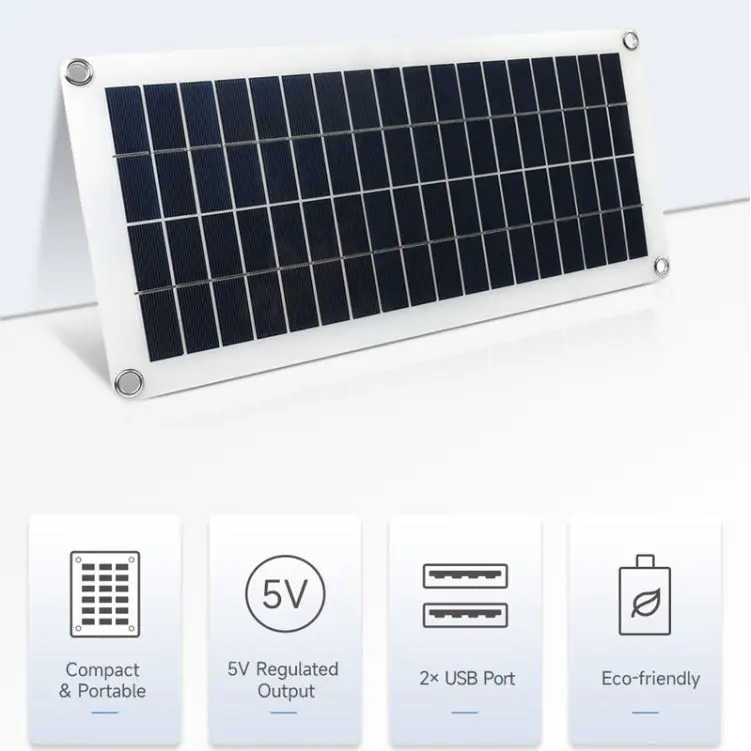 Waveshare 18V 10W Semi-flexible Polycrystalline Silicon Solar Panel 24167 - 24167