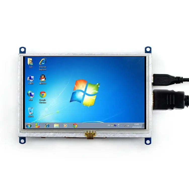 WAVESHARE 5 Inch HDMI LCD (B) 800x480 Touch Screen for Raspberry Pi Supports Various Systems 5 Inch HDMI LCD (B) - 5