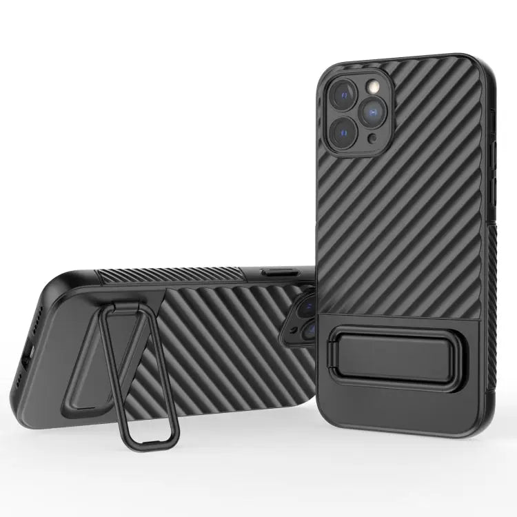 Wavy Texture TPU Phone Case with Lens Film For iPhone 12 Pro Max For iPhone 12 Pro For iPhone 11 Pro For iPhone XS Max