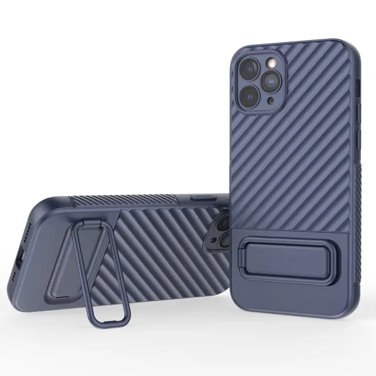 Wavy Texture TPU Phone Case with Lens Film For iPhone 12 Pro Max For iPhone 12 Pro For iPhone 11 Pro For iPhone XS Max