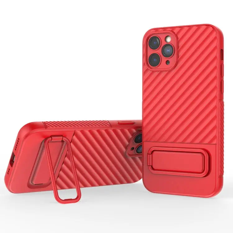 Wavy Texture TPU Phone Case with Lens Film For iPhone 12 Pro Max For iPhone 12 Pro For iPhone 11 Pro For iPhone XS Max