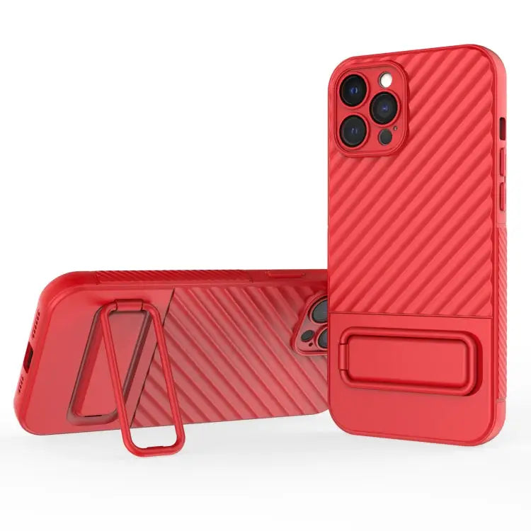 Wavy Texture TPU Phone Case with Lens Film For iPhone 12 Pro Max For iPhone 12 Pro For iPhone 11 Pro For iPhone XS Max