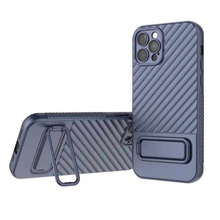 Wavy Texture TPU Phone Case with Lens Film For iPhone 12 Pro Max For iPhone 12 Pro For iPhone 11 Pro For iPhone XS Max