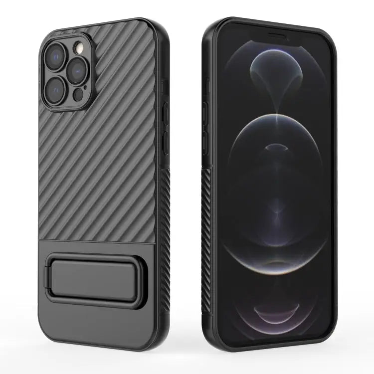 Wavy Texture TPU Phone Case with Lens Film For iPhone 12 Pro Max For iPhone 12 Pro For iPhone 11 Pro For iPhone XS Max