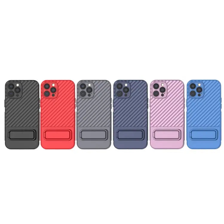 Wavy Texture TPU Phone Case with Lens Film For iPhone 12 Pro Max For iPhone 12 Pro For iPhone 11 Pro For iPhone XS Max