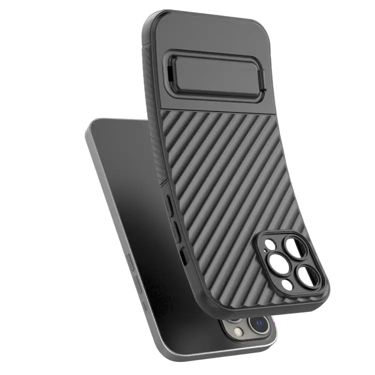 Wavy Texture TPU Phone Case with Lens Film For iPhone 12 Pro Max For iPhone 12 Pro For iPhone 11 Pro For iPhone XS Max