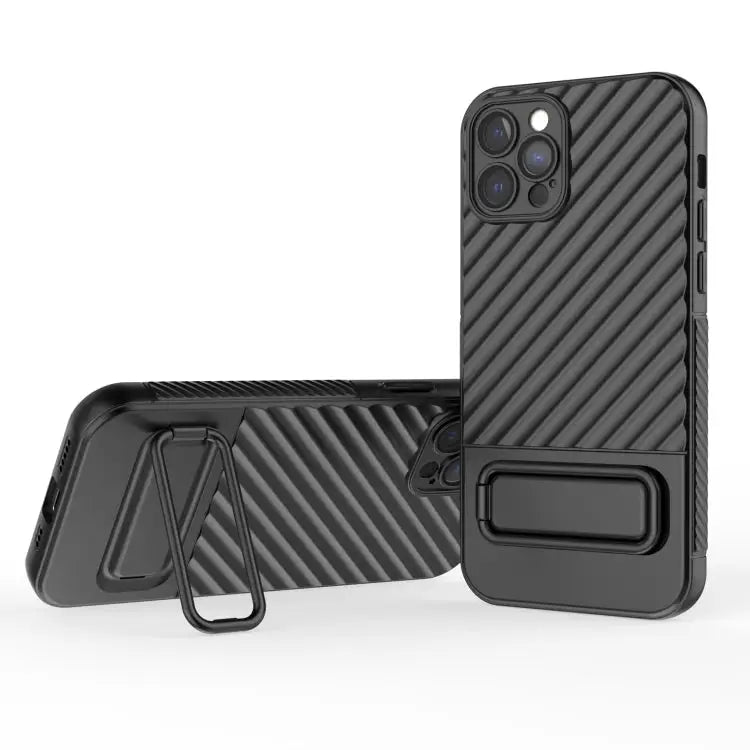 Wavy Texture TPU Phone Case with Lens Film For iPhone 12 Pro Max For iPhone 12 Pro For iPhone 11 Pro For iPhone XS Max