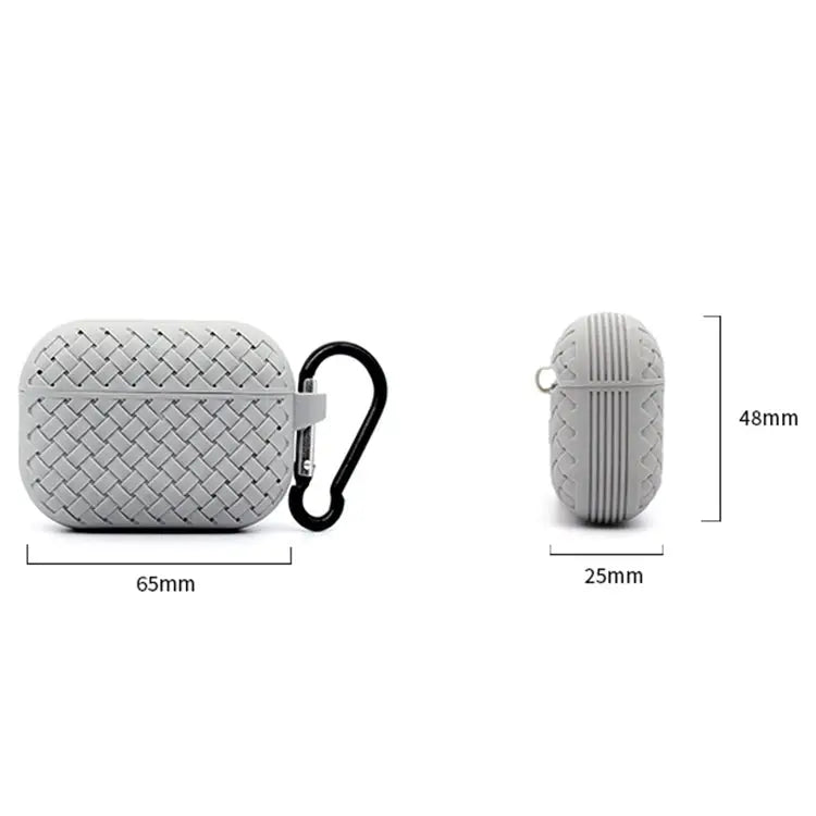 Weave Texture TPU Protective Case For AirPods 3 For AirPods Pro For AirPods 2 / 1 - For AirPods Pro / Grey - Apple